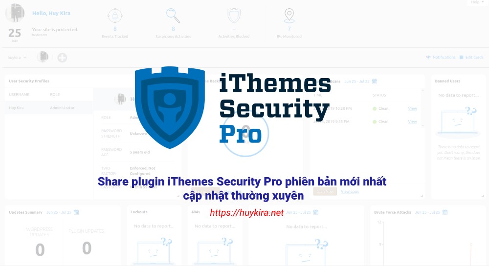 Share plugin iThemes Security Pro phiên bản mới nhất cập nhật thường xuyên