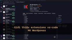Giới thiệu Extensions VS-Code HK WordPress, Extensions giúp code wordpress nhanh hơn